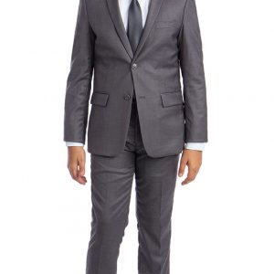 2 Button Notch Suit With Vest, Shirt and Tie